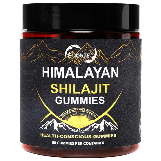 Pure Himalayan Shilajit Gummies Gold I Lab Tested I No Added Sugar I Ashwagandha, Gokshura| Fulvic Acid & 85+ Trace Minerals I for Men, Women I Non-Gmo I 100% Natural & Organic I 60 Gummy Wellness Supplements Edible Fitness Healthcare Dietary Optimum