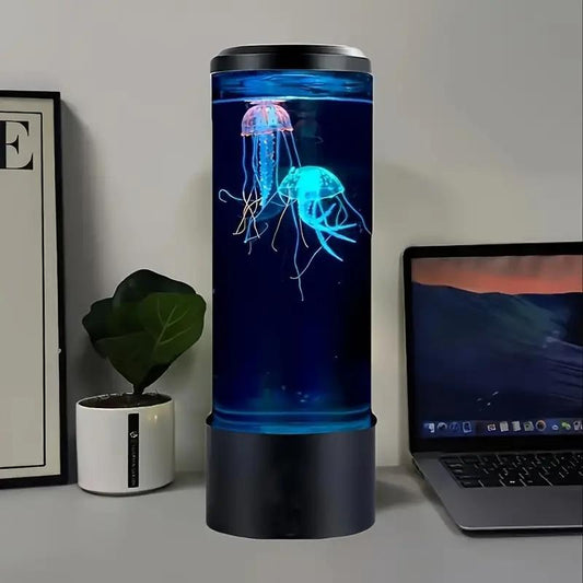 Jellyfish Design LED Night Light, USB Powered Multipurpose Color Changing Jellyfish Light, Universal Novelty Light for Bedroom, Living Room, Home Decor