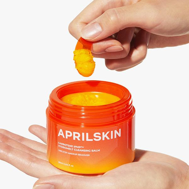 [APRILSKIN Official Store] Carrotene Blackhead-Free Double Cleansing Duo (Cleanser + Cleansing Balm) | Makeup Remover, Blackhead & Sebum Deep Cleanser | Glass Glow Skin | Kbeauty